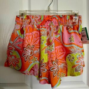 Roxy Orange Women Swimming Shorts